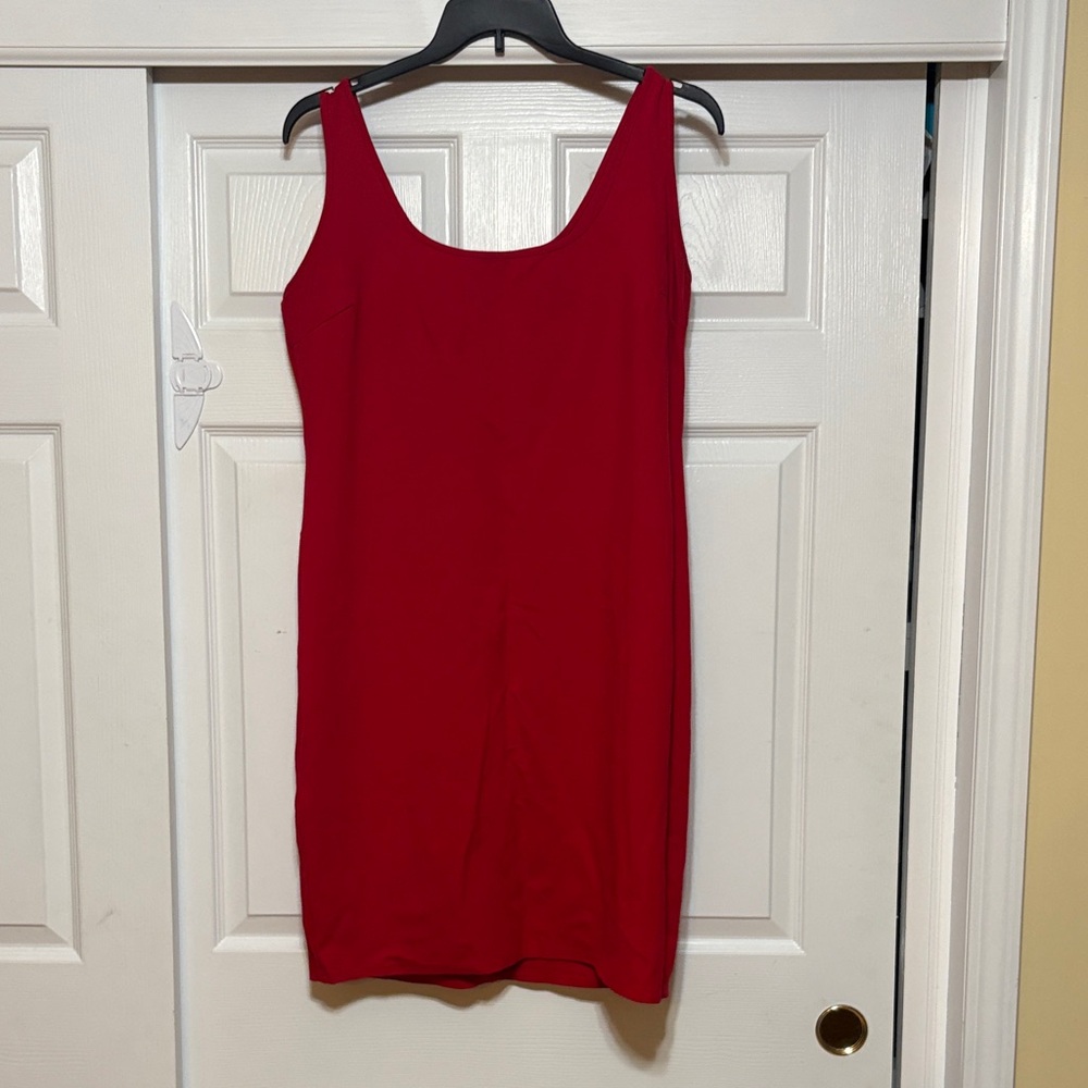 City Chic Vibrant Red Mini Dress
